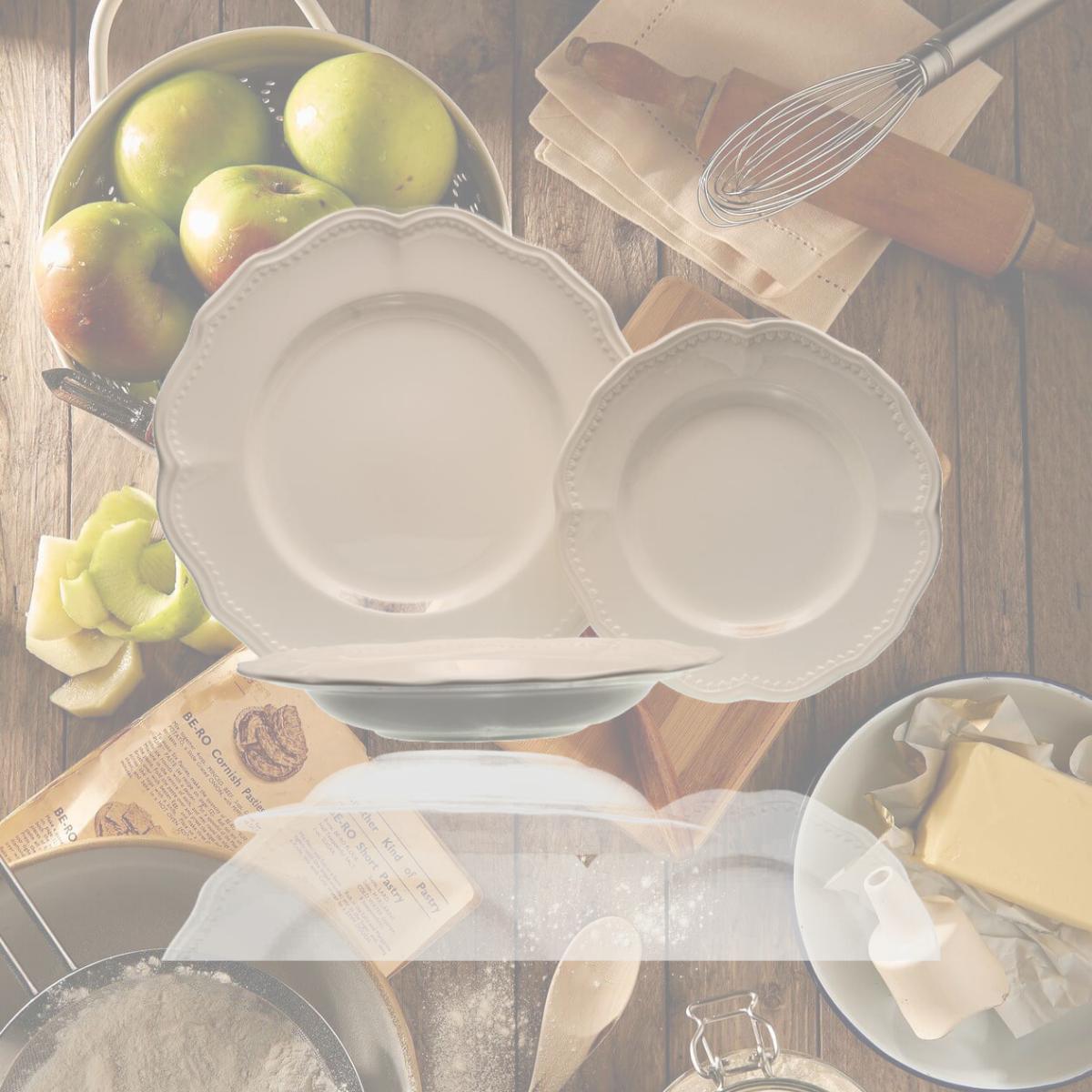 Classic White Dinner Set -